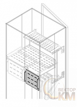 Перегородка верт. задняя H=200мм W=800мм ABB 1STQ008785A0000