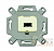 Механизм USB-розетки/разъема USB-type A USB2.0 5 полюсов сл. кость ABB 2CKA000230A0418