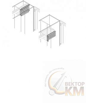 Перегородка фронтальная сист. шин H200мм W400мм ABB 1STQ008580A0000