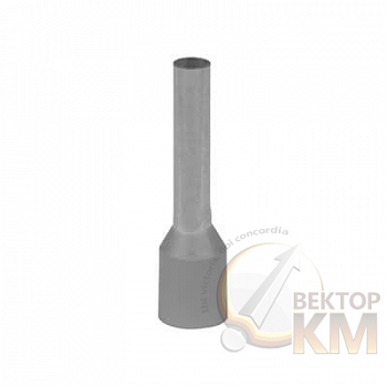 Наконечник кабельный FER2506P-F медь лужен./полипропилен втулка сер. 2.5кв.мм 6мм (уп.500шт) ABB 7TCA301140R0308