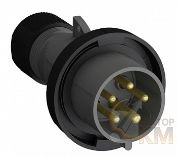 Вилка кабельная Easy&Safe 416EP7W 16А 3P+N+E IP67 7ч ABB 2CMA101090R1000