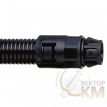 Фитинг AL прямой пласт. d21 20 черн. (уп.10шт) ABB 7TCA296000R0573