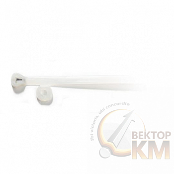 Хомут кабельный TYF35M 4.7х186 P6.6 бесцвет. встраив. (уп.1000шт) ABB 7TCG009520R0076