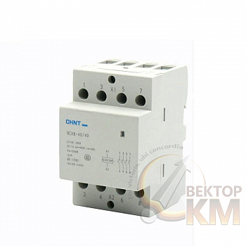 Контактор модульный NCH8-40/40 40А 4НО AC 24В 50Гц (R) CHINT 256098