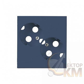 Накладка 2-м СП ProDuct 16А IP20 для розетки син. ABB 2TKA00001028