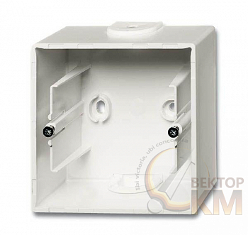 Коробка 1 пост для открытого монтажа future бел. бархат ABB 2CKA001799A0921