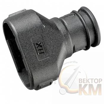 Разъем соединительный CI нейлон 6 d8мм 2 вывода CI08-WP2 черн. (уп.500шт) ABB 7TCA298010R0226