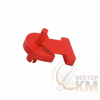 Основание монтажное клипса; полиамид 6.6; 19.1х12.7; 4.8; красн. (уп.1000шт) ABB 7TAG009860R0003