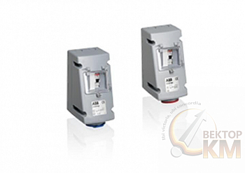 Розетка 16А 3Р+N+Е IP44 в боксе А ABB 2CMA168150R1000