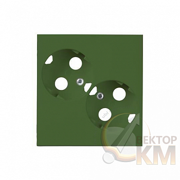 Накладка 2-м СП ProDuct 16А IP20 для розетки зел. ABB 2TKA00001027
