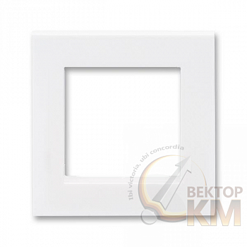 Панель сменная Levit на рамку 1 пост бел. ABB 2CHH010150A8003