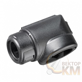 Разъем Deutsch CI нейлон 6 d12мм угол 90 CI12-90-DTP04 черн. (уп.500шт) ABB 7TCA298010R0269