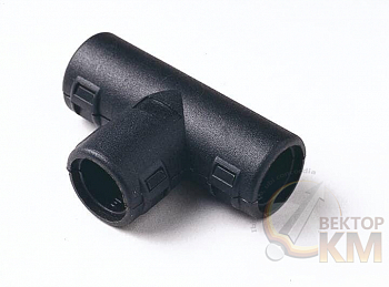 Ответвитель T d34 d25 d25 T342525/BL черн. (уп.10шт) ABB 7TCA296000R2593