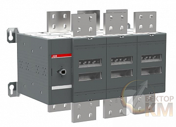 Рубильник реверсивный 3п OT3200E03C 3200А без ручки упр. и переходника ABB 1SCA129152R1001