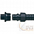 Фитинг AR прямой пласт. d28 M25 черн. (уп.10шт) ABB 7TCA296000R1437
