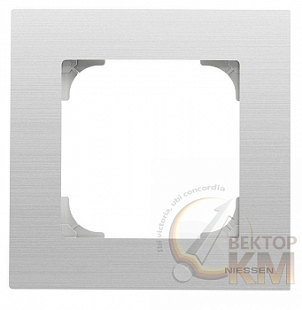 Рамка 1-м Sky нерж. сталь ABB 2CLA857100A1401