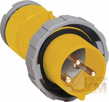Вилка кабельная 32А 2P+E IP67 4ч ABB 2CMA166504R1000