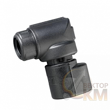 Фитинг угловой CI10-90-AM4 нейлон 6 черн. d10мм угол 90 (уп.1000шт) ABB 7TCA298010R0231