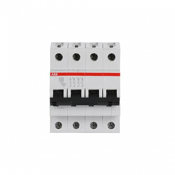 Выключатель автоматический модульный 4п C 50А 6кА S204 C50 ABB 2CDS254001R0504