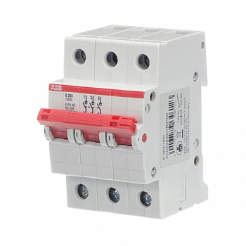 Рубильник 3п E203r 100А рычаг кр ABB 2CDE283001R0100