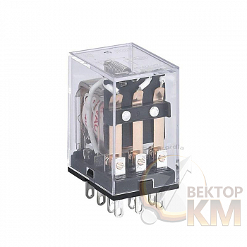Реле промежуточное JZX-22F(D) 3 конт. с инд. LED 5А 24В DC (R) CHINT 285207