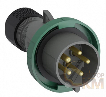 Вилка кабельная Easy&Safe 416EP2W 16А 3P+N+E IP67 2ч ABB 2CMA101086R1000