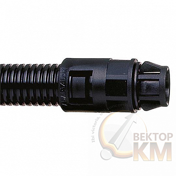 Фитинг AL прямой пласт. d16 посадка 20 черн. (уп.10шт) ABB 7TCA296000R0340