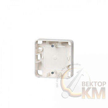 Адаптер для наружного монтажа 1 пост Jussi бел. ABB 2TKA000791G1