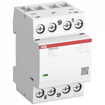 ESB63-40N-07 Контактор модульный (63А АС-1, 4НО), катушка 400В AC/DC ABB 1SAE351111R0740