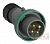 Вилка кабельная Easy&Safe 332EP10W 32А 3P+E IP67 10ч ABB 2CMA101106R1000