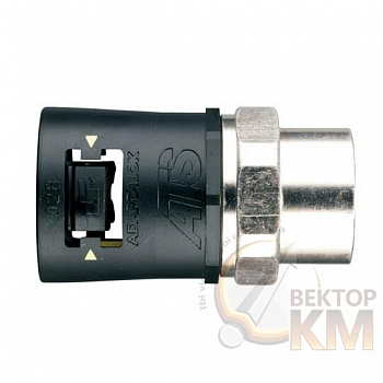 Фитинг Adaptalok ATS AT SFA PG36 d42мм AT42/PG36/SFA/BLY прямой нейлон/никелир. латунь/эластомер черн./желт. (уп.2шт.) ABB 7TCA296170R0665