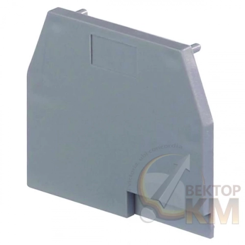 1SNA118618R0100 TEConnectivity(Enterlec,Tyco) | FEM12 Торц. изолятор для M16/12 серый  (мин. упак. 20 шт) TE 