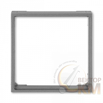 Накладка Levit для механизма подсветки LED сталь ABB 2CHH660070A4069