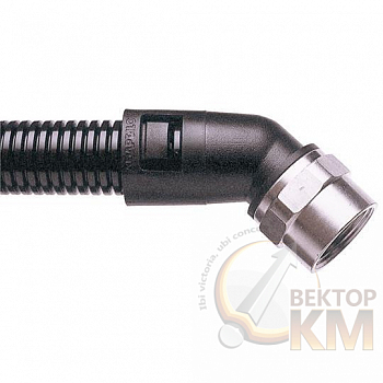Фитинг Adaptalok AL 45град. нейлон d13мм PG11 AL13/PG11/SF45/BL черн. (уп.10шт) ABB 7TCA296000R0233