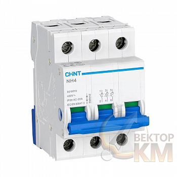 Выключатель нагрузки 3п 80А NH4 (R) CHINT 398111