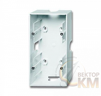 Коробка 2 поста для открытого монтажа future альп. бел. ABB 2CKA001799A0902