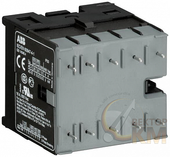 Миниконтактор BC6-30-10-P-03 9А (400В AC3) катушка 60В DC ABB GJL1213009R0103