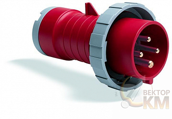 Вилка кабельная 32А 3P+E IP67 1ч ABB 2CMA166516R1000