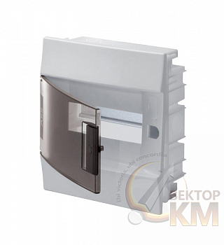 Бокс СП Mistral41 8М прозр. дверь (c клемм) ABB 1SLM004101A2202