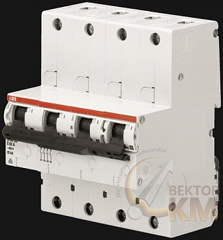 Выключатель автоматический 4п S754DR-K25 селект. ABB 2CDH784010R0517