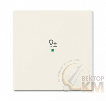 Клавиша одинарная SRD-1-96 free@home светорегулятор Basic 55 chalet-бел. ABB 2CKA006220A0707