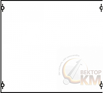 Панель с защитным пластроном и DIN-рейкой ABB 2B00A