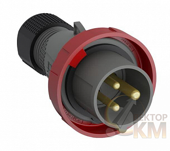 Вилка кабельная Easy&Safe 232EP9W 32А 2P+E IP67 9ч ABB 2CMA101096R1000