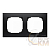 Рамка 2-м Sky черн. бархат ABB 2CLA857200A1501