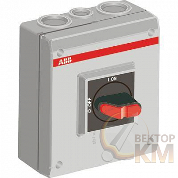 Рубильник 3п OTP63B3M 63А/38А ABB 1SCA022383R3450