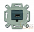 Механизм USB-розетки/разъема USB-type A USB2.0 5 полюсов сер. ABB 2CKA000230A0420