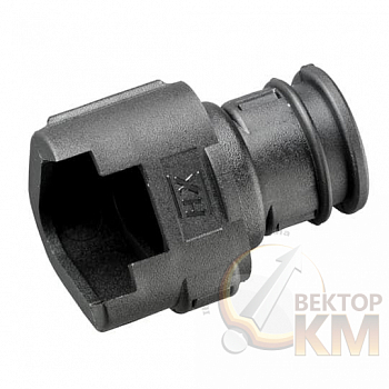 Разъем соединительный CI нейлон 6 d8мм 3 вывода CI08-DT3 черн. (уп.500шт) ABB 7TCA298010R0207