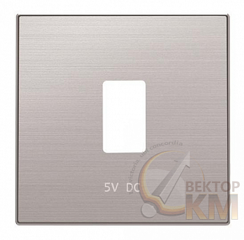 Накладка для механизма USB зарядного устройства SKY нержавеющая сталь ABB 2CLA858520A1401