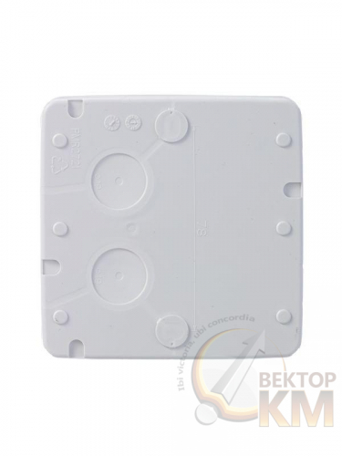 ABB  | Коробка разветвительная квадратная 104х104мм IP65 бел.  2TKA140002G1