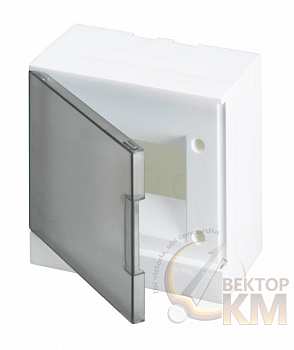 Бокс настенный Basic E 6М сер. прозр. дверь (с клемм) ABB 1SZR004002A2202